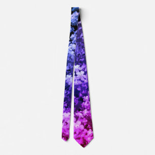 forget me not  neck tie