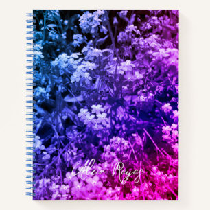 Forget me not notebook
