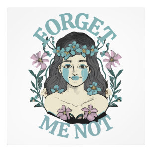 Forget Me Not Photo Print