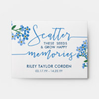 Forget Me Not Scatter Seeds Grow Memories Funeral