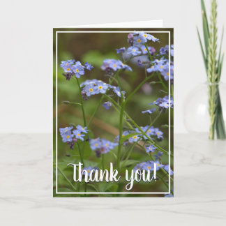 Forget-Me-Not Thank You Card
