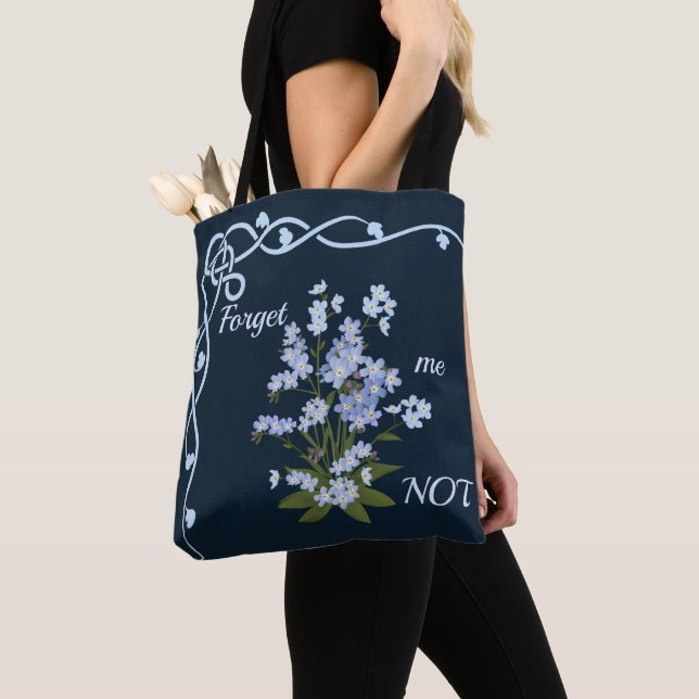 Forget me not tote bag (Close Up)