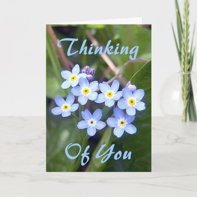 Forget Me Nots 2 Greeting Card (Front)