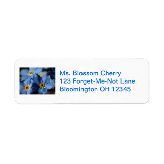 Forget-Me-Nots 7 Address Label Return Address Label