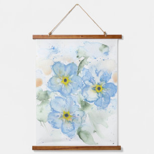 Forget Me Nots Hanging Tapestry