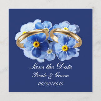 Forget Me Nots, Save the Date card