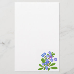 Forget Me Nots Stationery