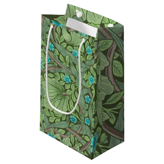 Forget-Me-Nots, Wallpaper by William Morris Small Gift Bag (Front Angled)
