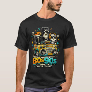 Forget mens cassette tape vhs music old school T-Shirt