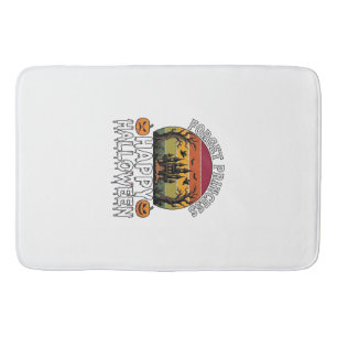 Forget Princess Happy Halloween Haunted House Pump Bath Mat