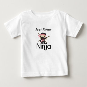 Forget Princess I want to be a Ninja MAN kids Baby T-Shirt