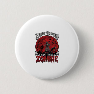 Forget Princess Zombie Blood Moon Graveyard Bats S 6 Cm Round Badge