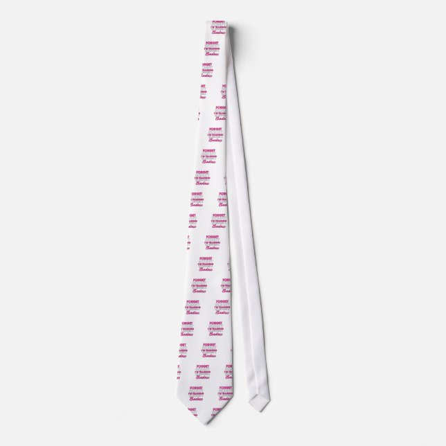 Forget Skinny I'm Training To Become A Badass Tie (Front)