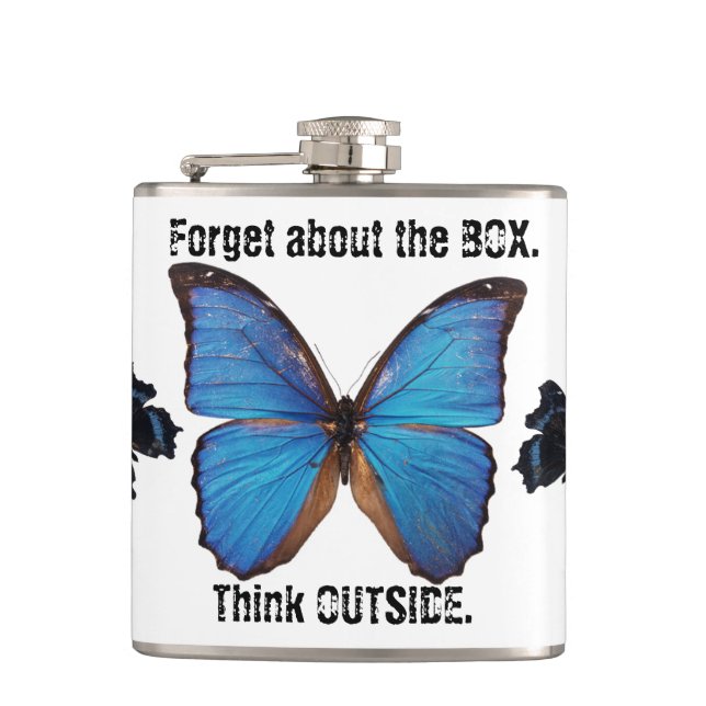 Forget the Box Think Outside Nature Flask (Front)