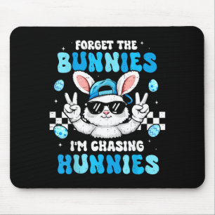 Forget the bunnies chasing hunnies toddler boys mouse pad