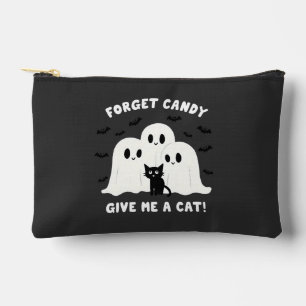 Forget The Candy Give Me A Cat Spooky Halloween Accessory Pouch