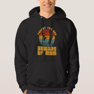 Forget The Dog Beware Of Mom Retro Kickboxer Love Hoodie