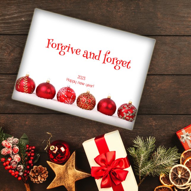Forgive and forget wishes new year poster (Creator Uploaded)