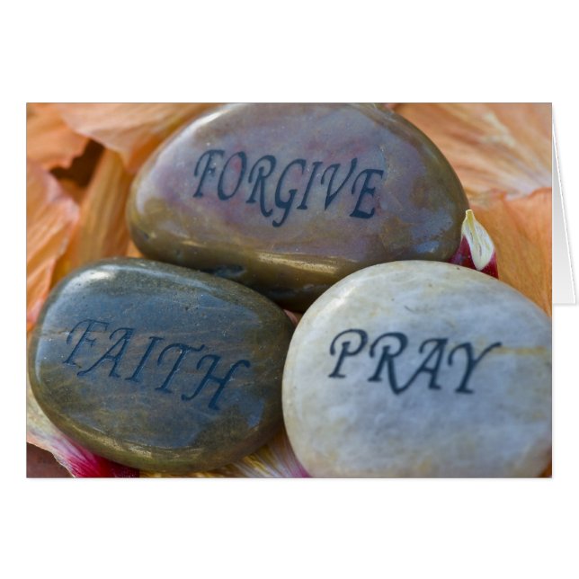 Forgive Faith and Pray Rocks (Front Horizontal)