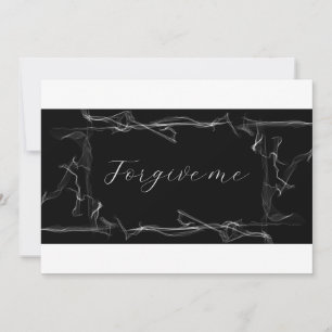 Forgive me card
