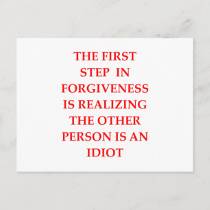 FORGIVE POSTCARD