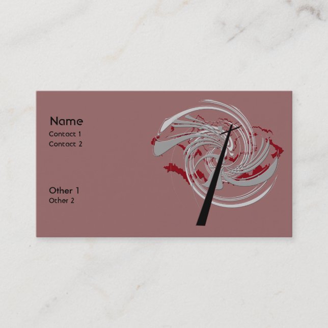 Forgiven Business Card (Front)