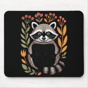 Forgiven But Still Feral Raccoon Bible Verse Mouse Pad
