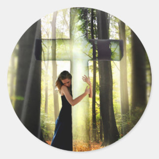 Forgiven Classic Round Sticker