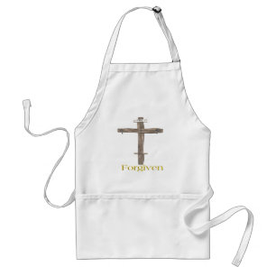 Forgiven Cross Standard Apron