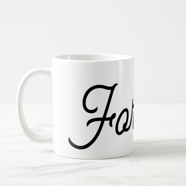 Forgiven cup of coffee (Left)