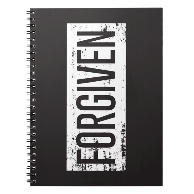 FORGIVEN Spiral Notebook (Front)