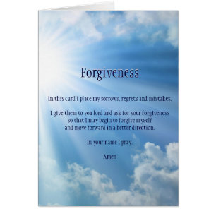 Forgiveness Card