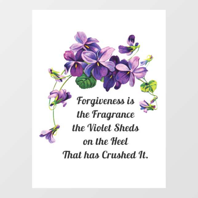 Forgiveness is the Fragrance (Sheet)