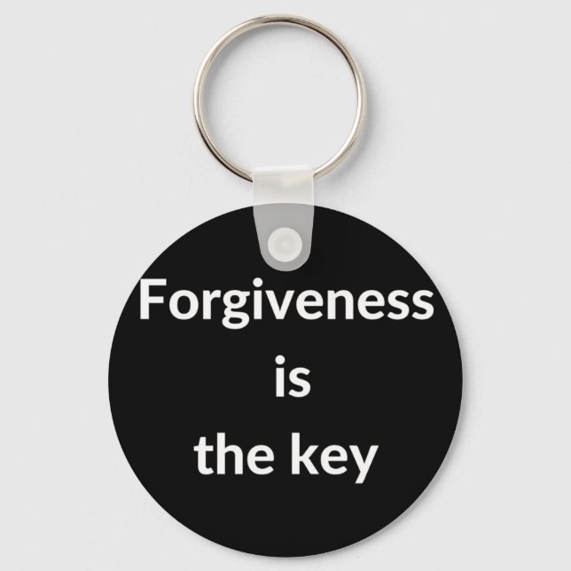 Forgiveness is the key key ring (Front)