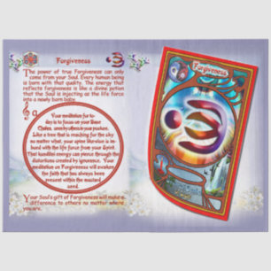Forgiveness symbol Tissue Paper