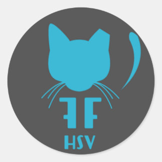 Forgotten Felines of HSV Logo Sheet of Stickers