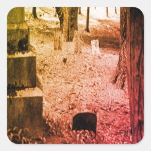 Forgotten Grave Square Sticker