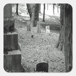 Forgotten Grave Square Sticker