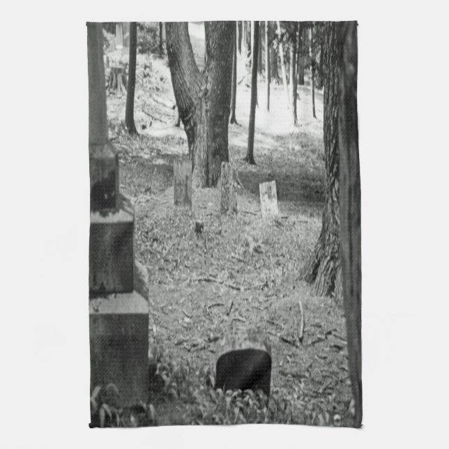 Forgotten Grave Tea Towel (Vertical)