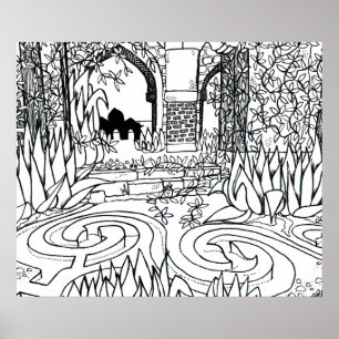 Forgotten Indian Temple Poster