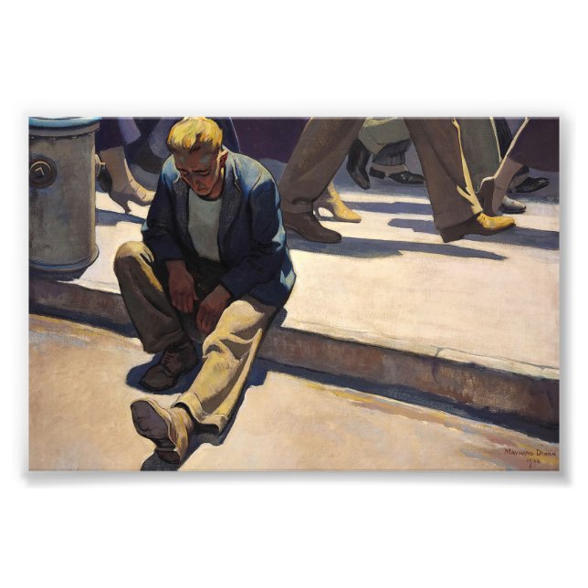 Forgotten Man by Maynard Dixon Photo Print (Front)