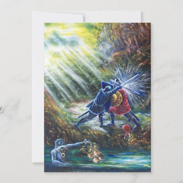 FORGOTTEN ROSE Fighting Knights,Money and Devil (Front)