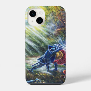 FORGOTTEN ROSE Fighting Knights,Money and Devil iPhone Case