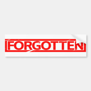 Forgotten Stamp Bumper Sticker