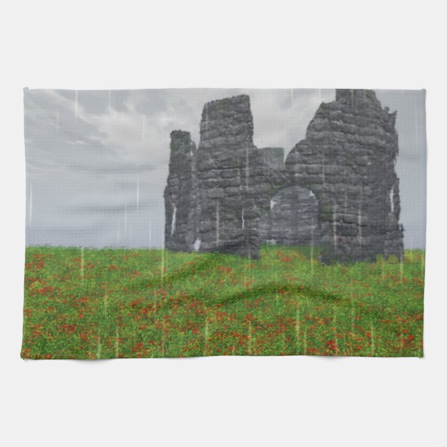 Forgotten Strife Kitchen Towel (Horizontal)