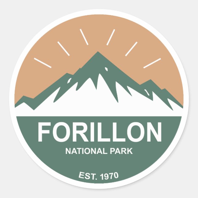 Forillon National Park Classic Round Sticker (Front)