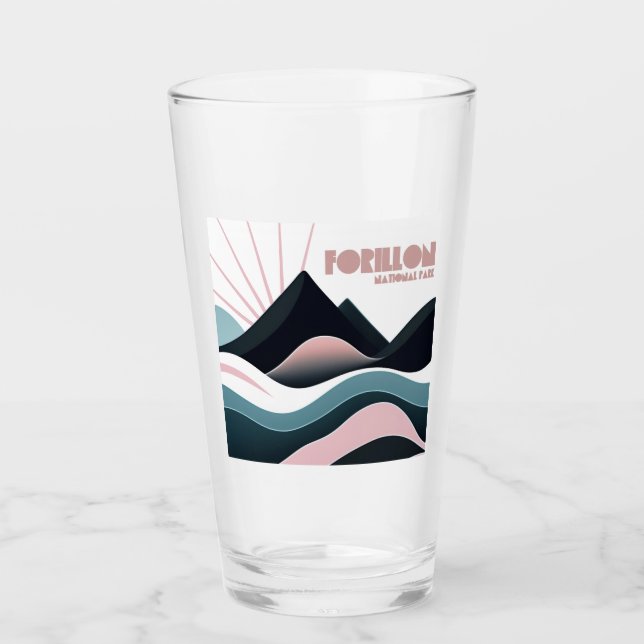 Forillon National Park Coloured Hills Glass (Front)