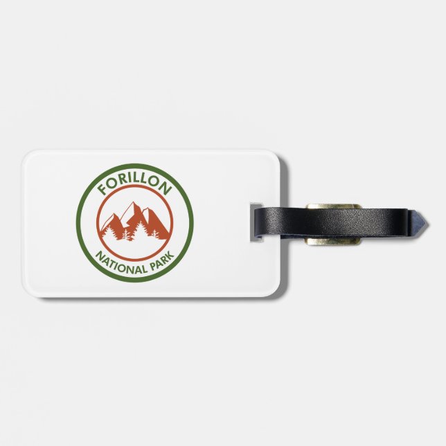 Forillon National Park Luggage Tag (Back Horizontal)