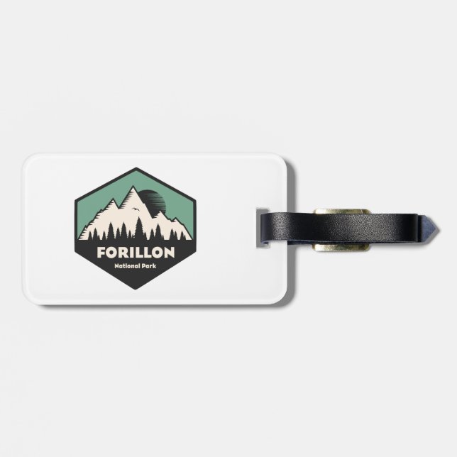 Forillon National Park Luggage Tag (Back Horizontal)