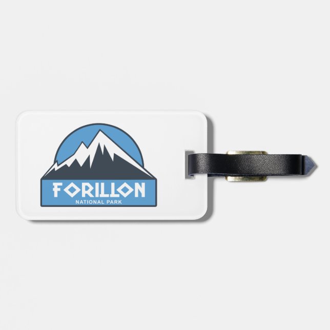 Forillon National Park Luggage Tag (Back Horizontal)